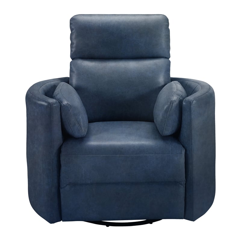 Parker Living Radius - Vintage Navy Power Swivel Glider Recliner