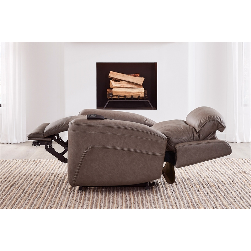 Parker Living Callahan - Brunette Power Lift Recliner with Heat Massage Two Pack