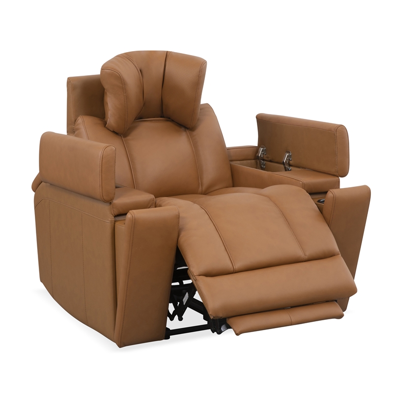 Parker Living Phoenix - Caramel ZG Power 2 Seat Home Theater Seating with Wedge