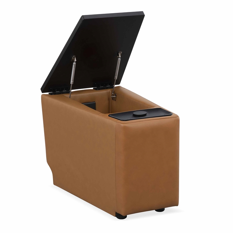 Parker Living Phoenix - Caramel ZG Power 3 Seat Home Theater Seating with 2 Wdgs