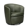 Parker Living Barolo - Sage Italian Leather Swivel Club Chair Two Pack