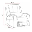 Parker Living Belmont - Caramel ZG Power Reclining Sofa and 2 Recliners