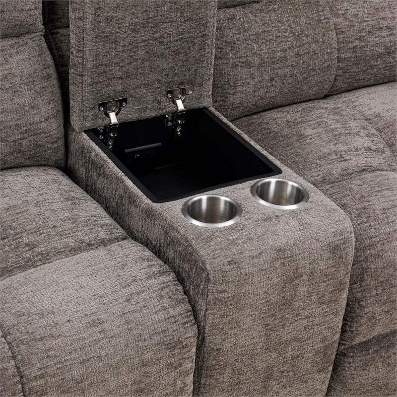 Parker Living Buster - Stone Manual Reclining Sofa and Loveseat