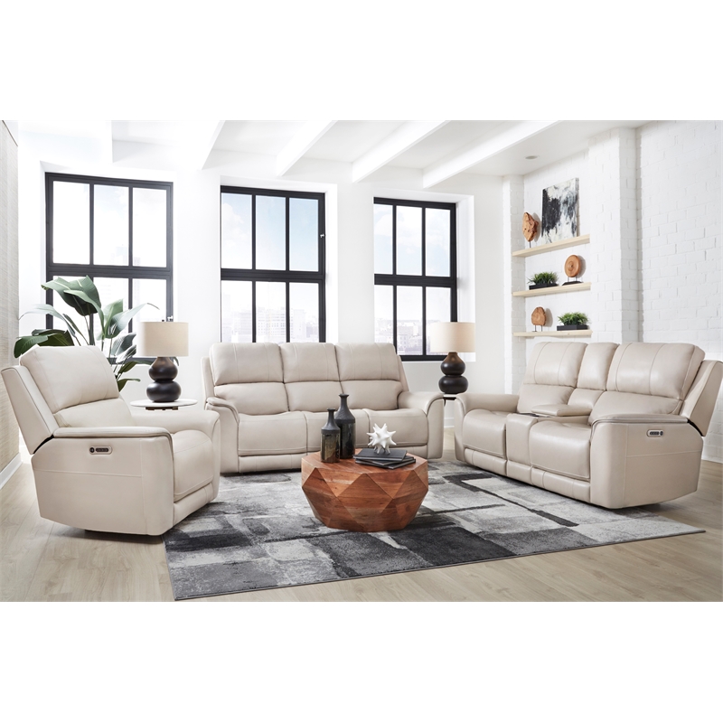 Parker Living Sal - Steamboat Quartz ZG Power Reclining Tilt Console Loveseat P3