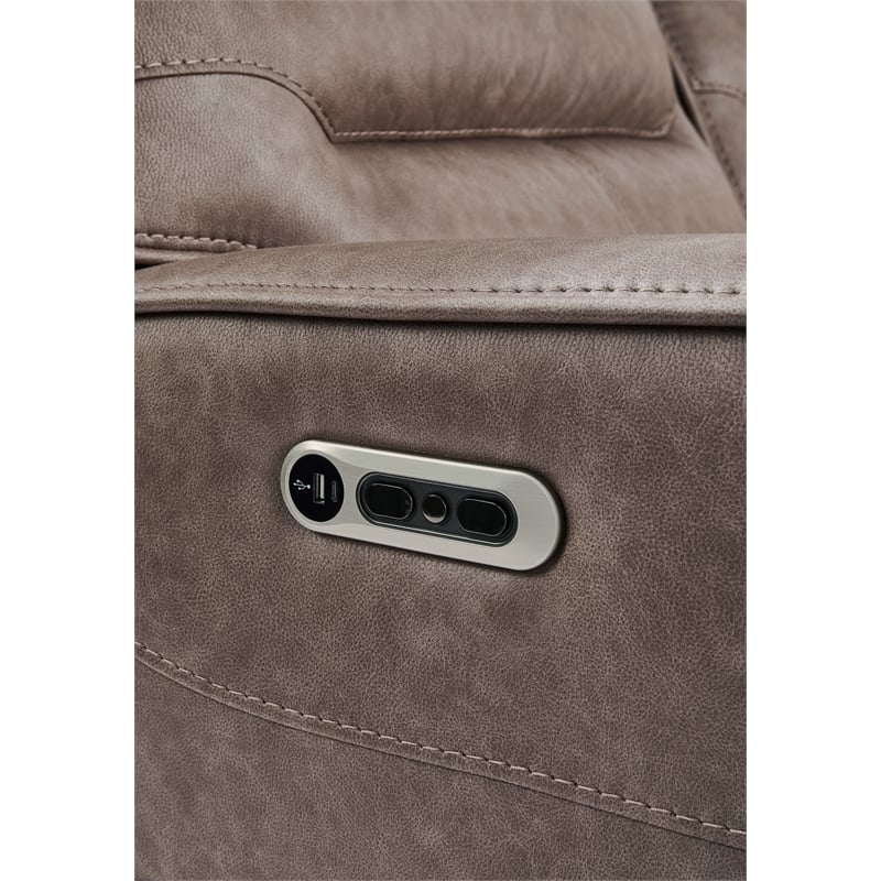 Parker Living Lawson - Sydney Brunette Power ZG Tilt Console Loveseat P2