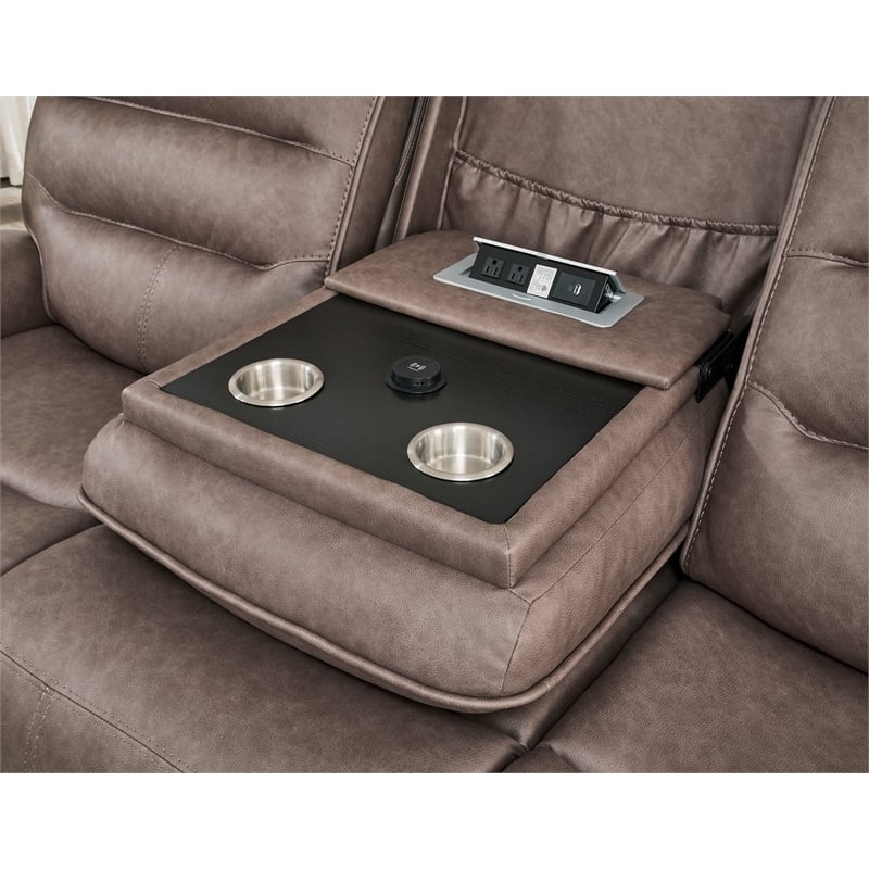 Parker Living Lawson - Sydney Brunette ZG Power Reclining Sofa and Loveseat