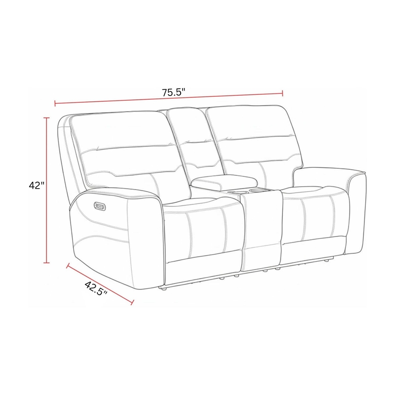 Parker Living Lawson - Sydney Brunette ZG Power Reclining Sofa and Loveseat