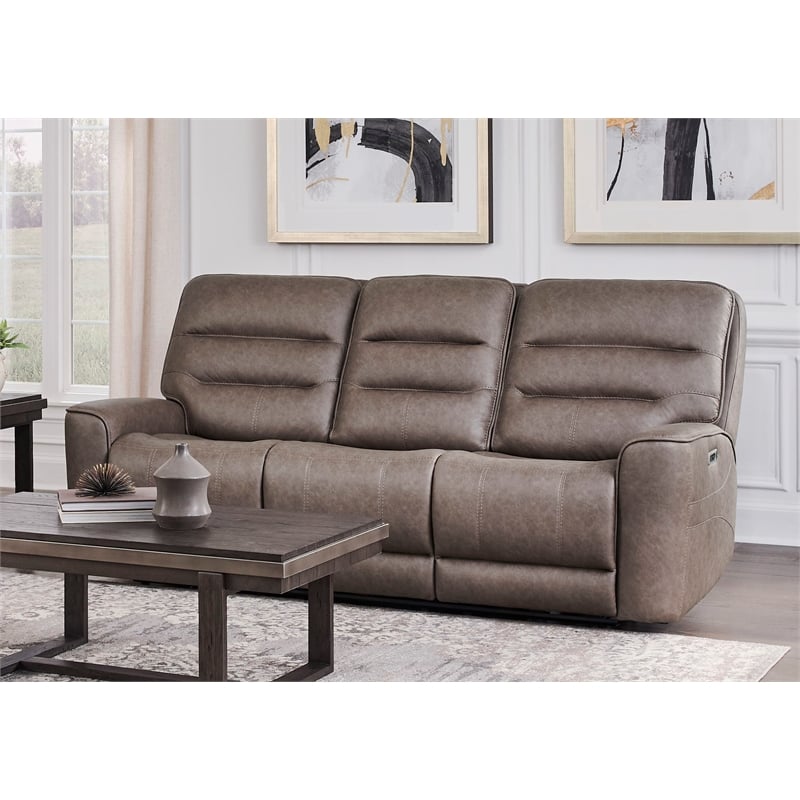 Parker Living Lawson - Sydney Brunette ZG Power Reclining Sofa and Loveseat
