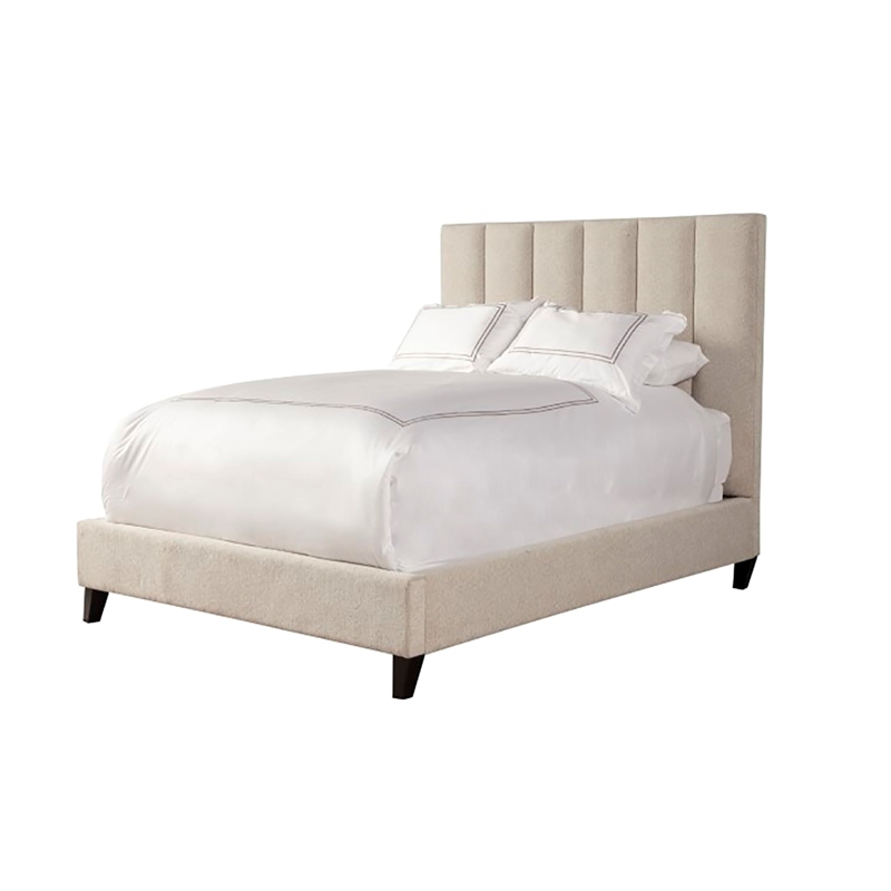 Parker Living Sleep Traditional Chenille Queen Bed in Dune Beige