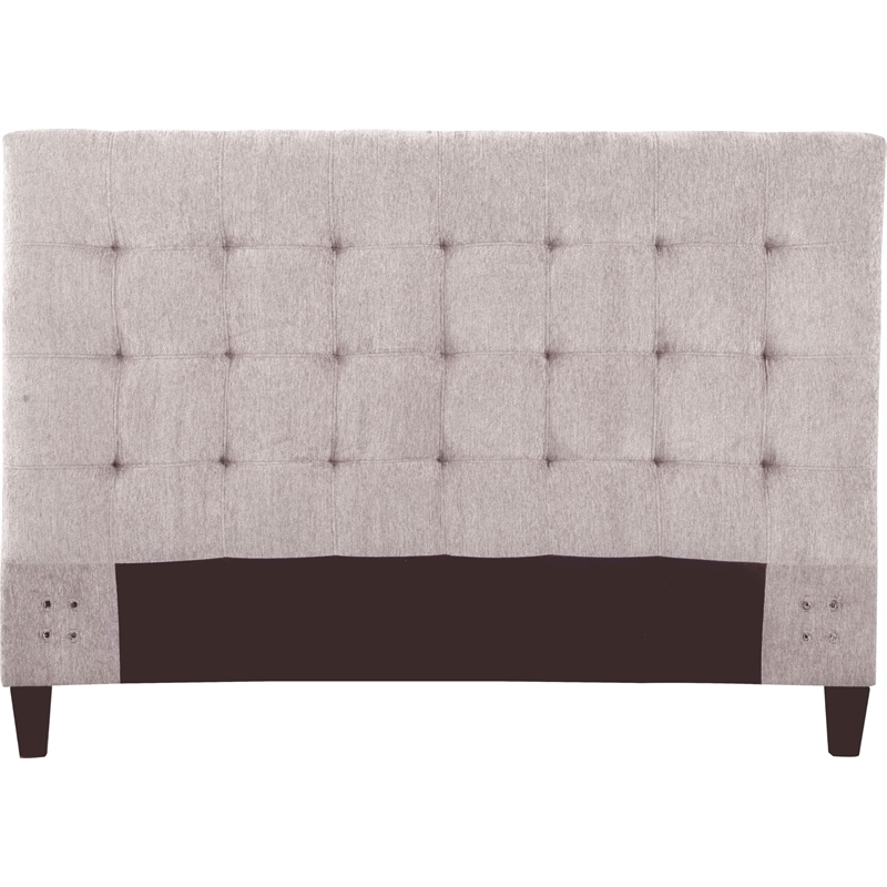 Parker Living Sleep Jody Traditional Fabric Queen Bed in Porcelain Taupe
