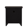 iNSPIRE Q 3-Drawer Traditional Wood Nightstand w/ Charging Station in Black