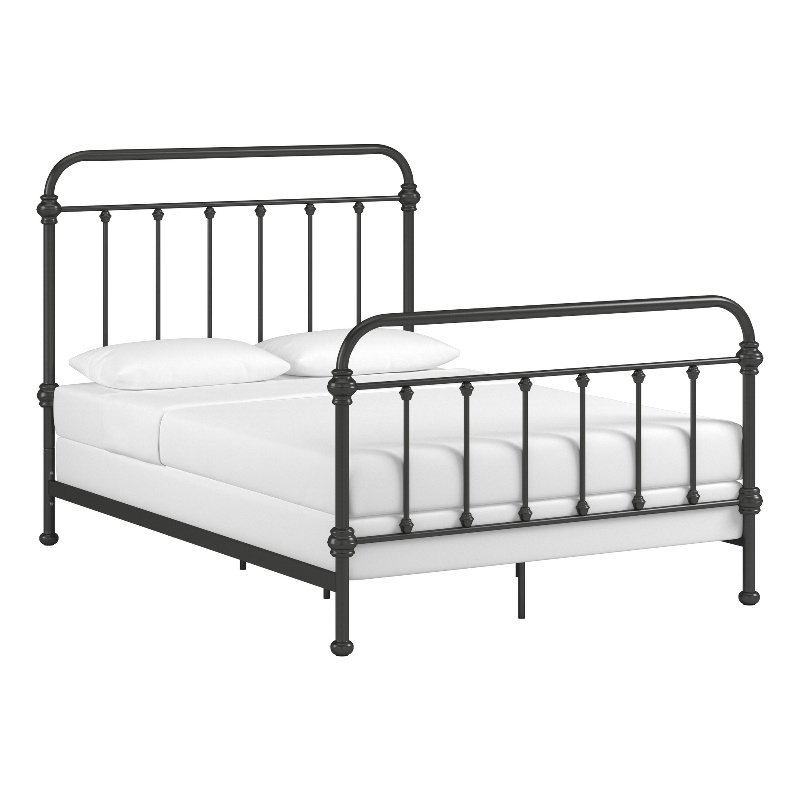 iNSPIRE Q Full Size Antique Graceful Victorian Metal Bed in Antique Dark Bronze