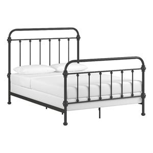 iNSPIRE Q Full Size Antique Graceful Victorian Metal Bed in Antique Dark Bronze
