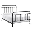 iNSPIRE Q Full Size Farmhouse Antique Graceful Victorian Metal Bed in Black