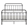 iNSPIRE Q Queen Size Farmhouse Antique Graceful Victorian Metal Bed in Black