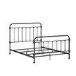 iNSPIRE Q Queen Size Antique Graceful Victorian Metal Bed in Antique Dark Bronze