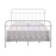 iNSPIRE Q Queen Size Antique Graceful Victorian Metal Bed in Antique White