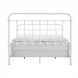 iNSPIRE Q Queen Size Antique Graceful Victorian Metal Bed in Antique White