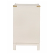 iNSPIRE Q 3-Drawer Solid Wood and Engineered Wood Accent Nightstand in White