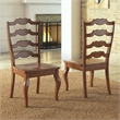 iNSPIRE Q French Ladder Back Wood Dining Chairs (Set of 2) in Oak