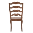 iNSPIRE Q French Ladder Back Wood Dining Chairs (Set of 2) in Oak