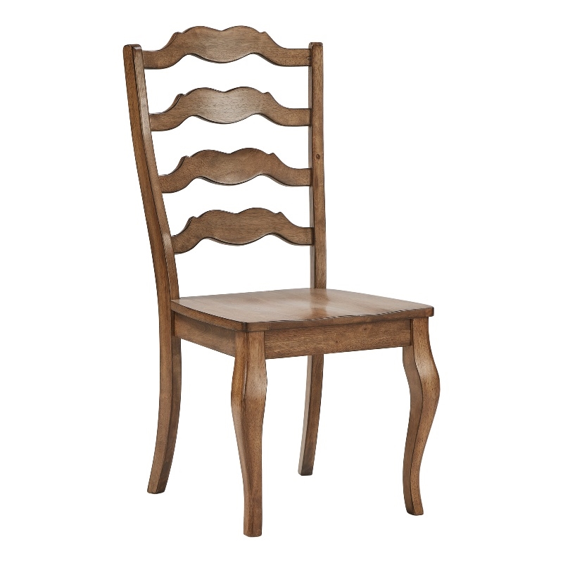 iNSPIRE Q French Ladder Back Wood Dining Chairs (Set of 2) in Oak