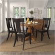 iNSPIRE Q Panel Back Wood Dining Chairs (Set of 2) in Antique Black