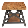 iNSPIRE Q Traditional Engineered Wood Coffee Table with Lower Shelf in Oak