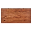 iNSPIRE Q 2-Drawer Wood Coffee Table with Tapered Legs in Brown