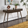 iNSPIRE Q 2-Drawer Wood TV Stand Console Table with Tapered Legs in Dark Walnut