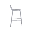 Brant House - Cypress Outdoor Barstool - Silver (Set of 2)