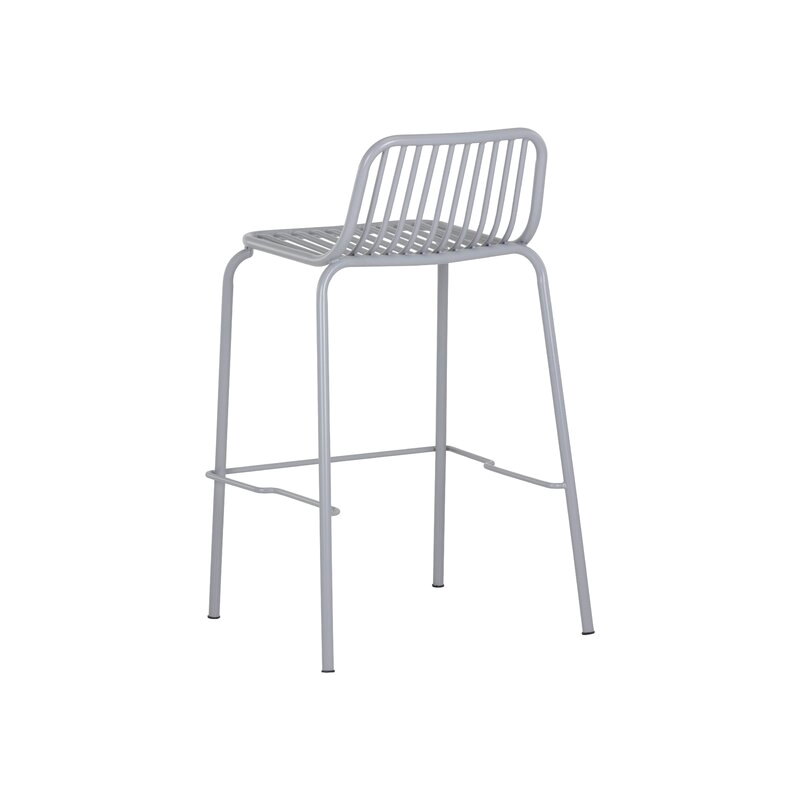 Brant House - Cypress Outdoor Barstool - Silver (Set of 2)