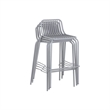 Brant House - Cypress Outdoor Barstool - Silver (Set of 2)