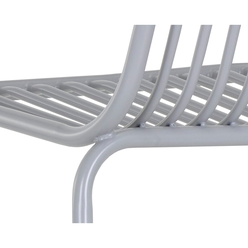 Brant House - Cypress Outdoor Barstool - Silver (Set of 2)