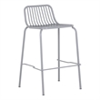 Brant House - Cypress Outdoor Barstool - Silver (Set of 2)
