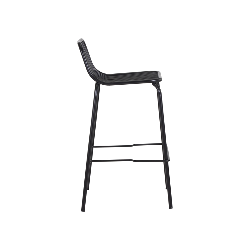 Brant House - Cypress Outdoor Counter Stool - Black (Set of 2)