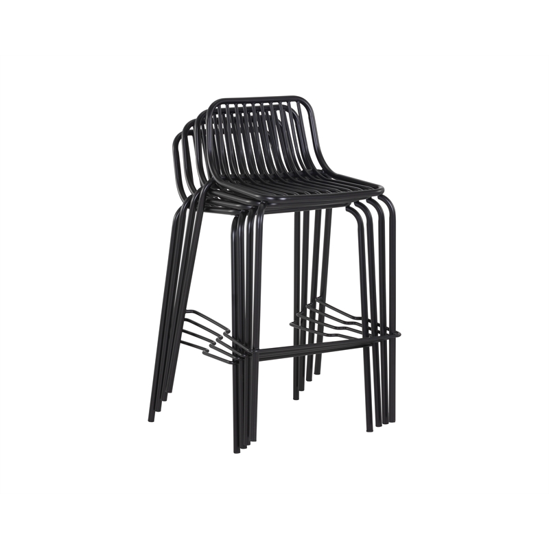 Brant House - Cypress Outdoor Counter Stool - Black (Set of 2)