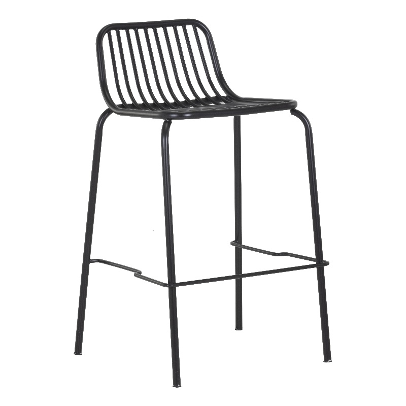 Brant House - Cypress Outdoor Counter Stool - Black (Set of 2)