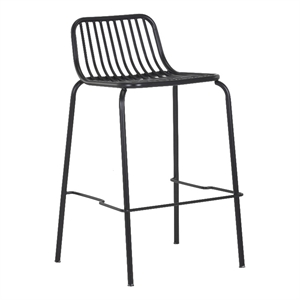 Brant House - Cypress Outdoor Counter Stool - Black (Set of 2)