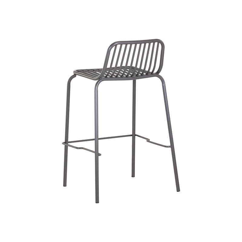 Brant House - Cypress Outdoor Counter Stool - Dark Gray (Set of 2)