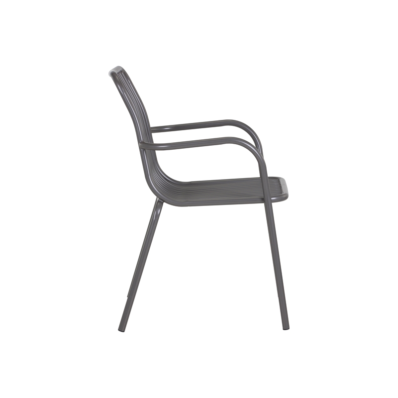 Brant House - Cypress Outdoor Dining Chair - Dark Gray (Set of 2)