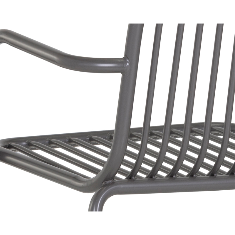 Brant House - Cypress Outdoor Dining Chair - Dark Gray (Set of 2)