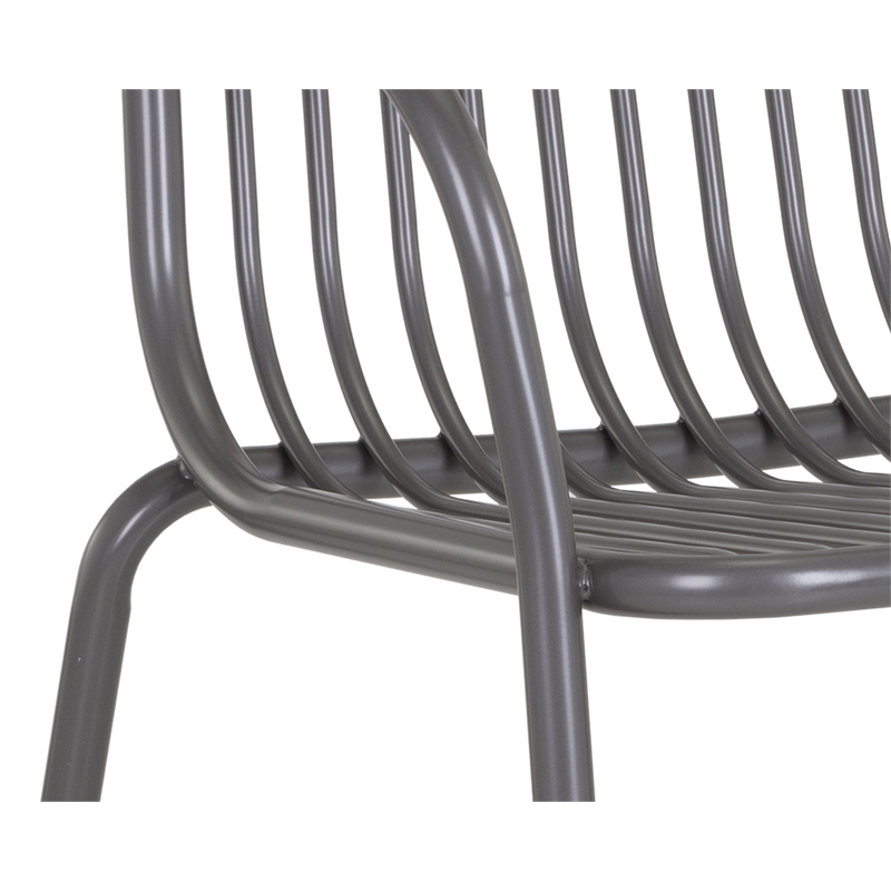 Brant House - Cypress Outdoor Dining Chair - Dark Gray (Set of 2)