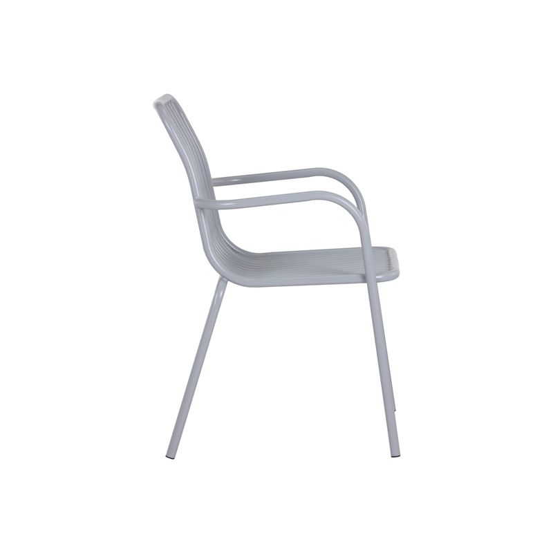 Brant House - Cypress Outdoor Dining Chair - Silver (Set of 2)