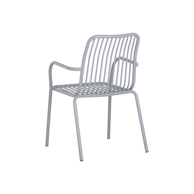 Brant House - Cypress Outdoor Dining Chair - Silver (Set of 2)