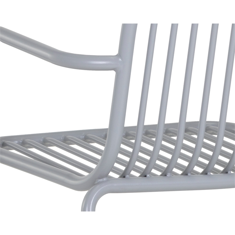Brant House - Cypress Outdoor Dining Chair - Silver (Set of 2)