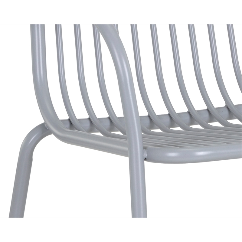 Brant House - Cypress Outdoor Dining Chair - Silver (Set of 2)