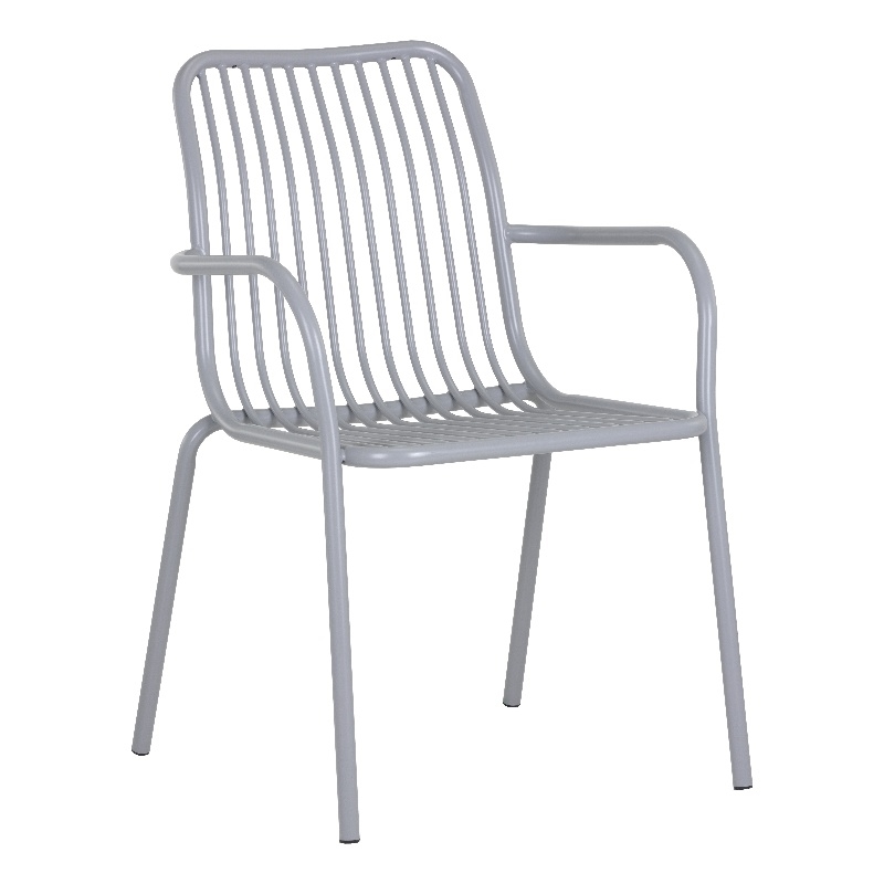 Brant House - Cypress Outdoor Dining Chair - Silver (Set of 2)