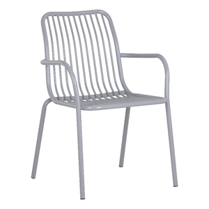 Brant House - Cypress Outdoor Dining Chair - Silver (Set of 2)