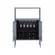Novak Wine Cabinet - Grey Blue